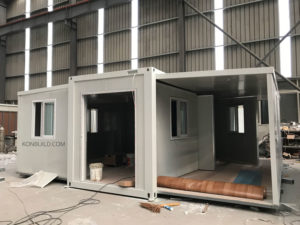 container home under construction