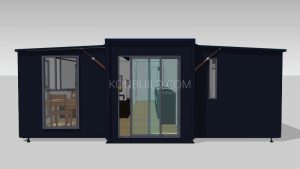 Chinese manufacture of expandable container homes.