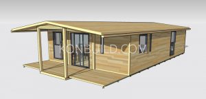 A large Oslo Double shipping container home.