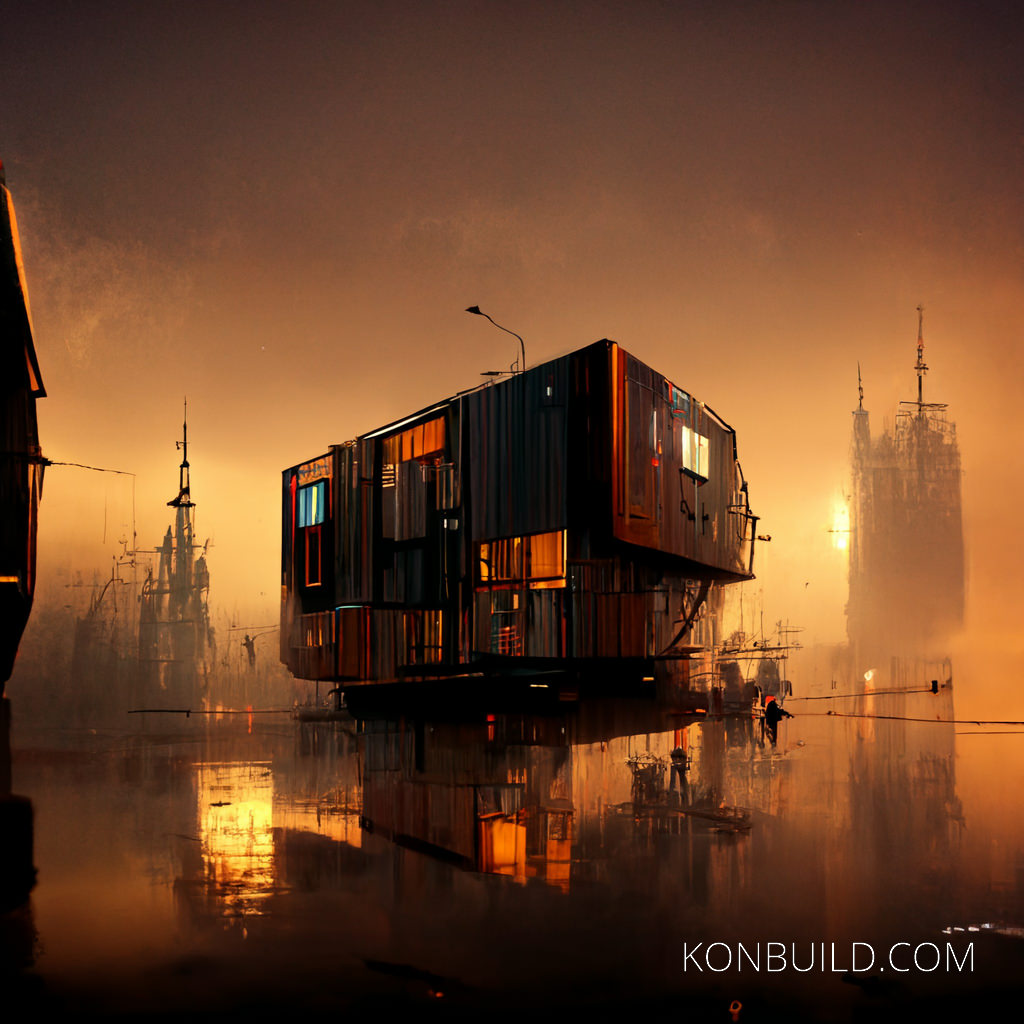 Steampunk concept artwork for a city.